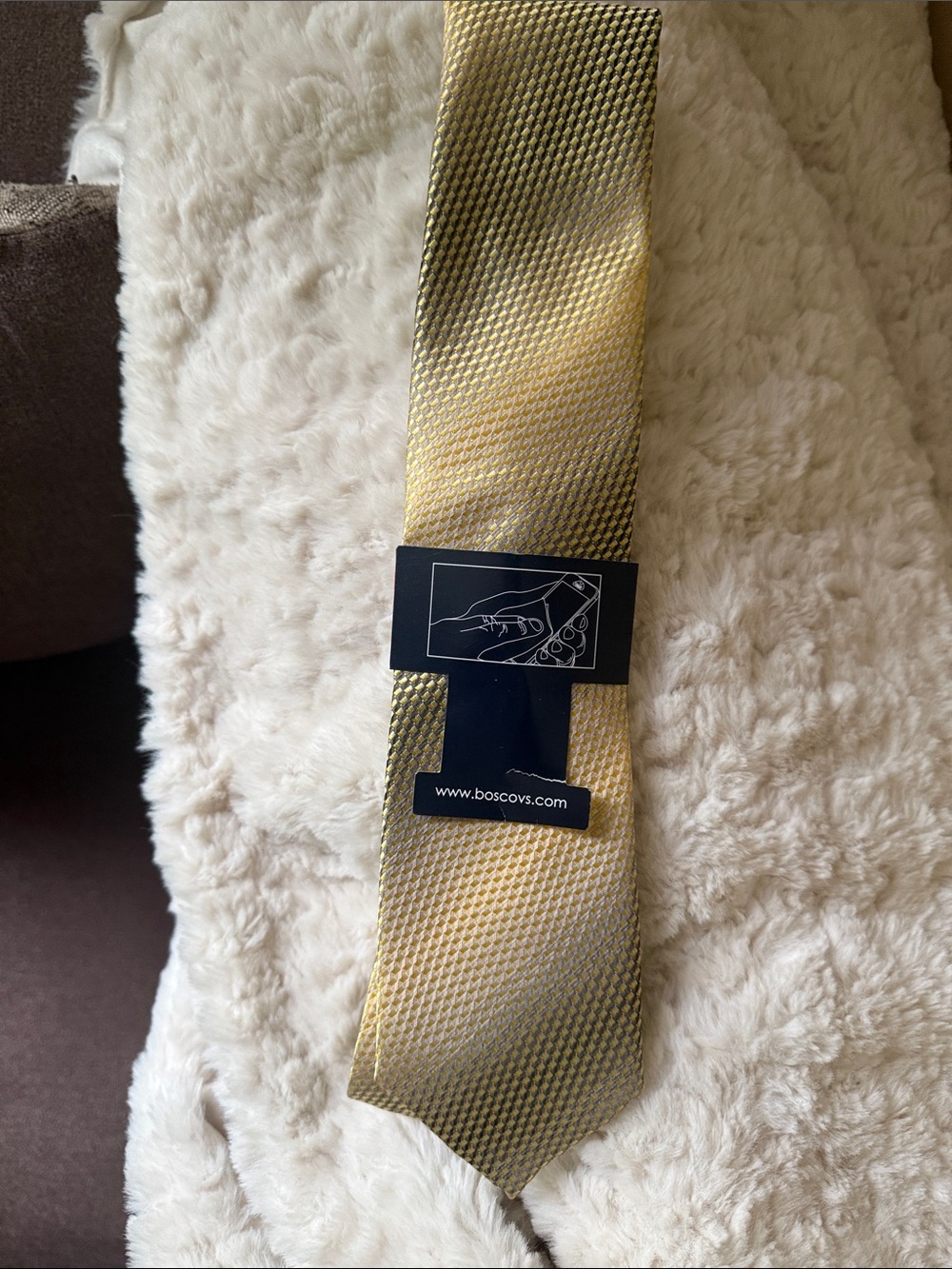 Architect Gold Textured Men's Tie